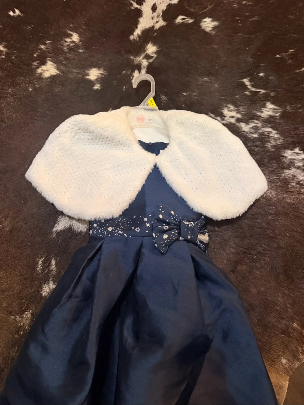 wonder nation Navy Star & Unicorn High-Low Party Dress